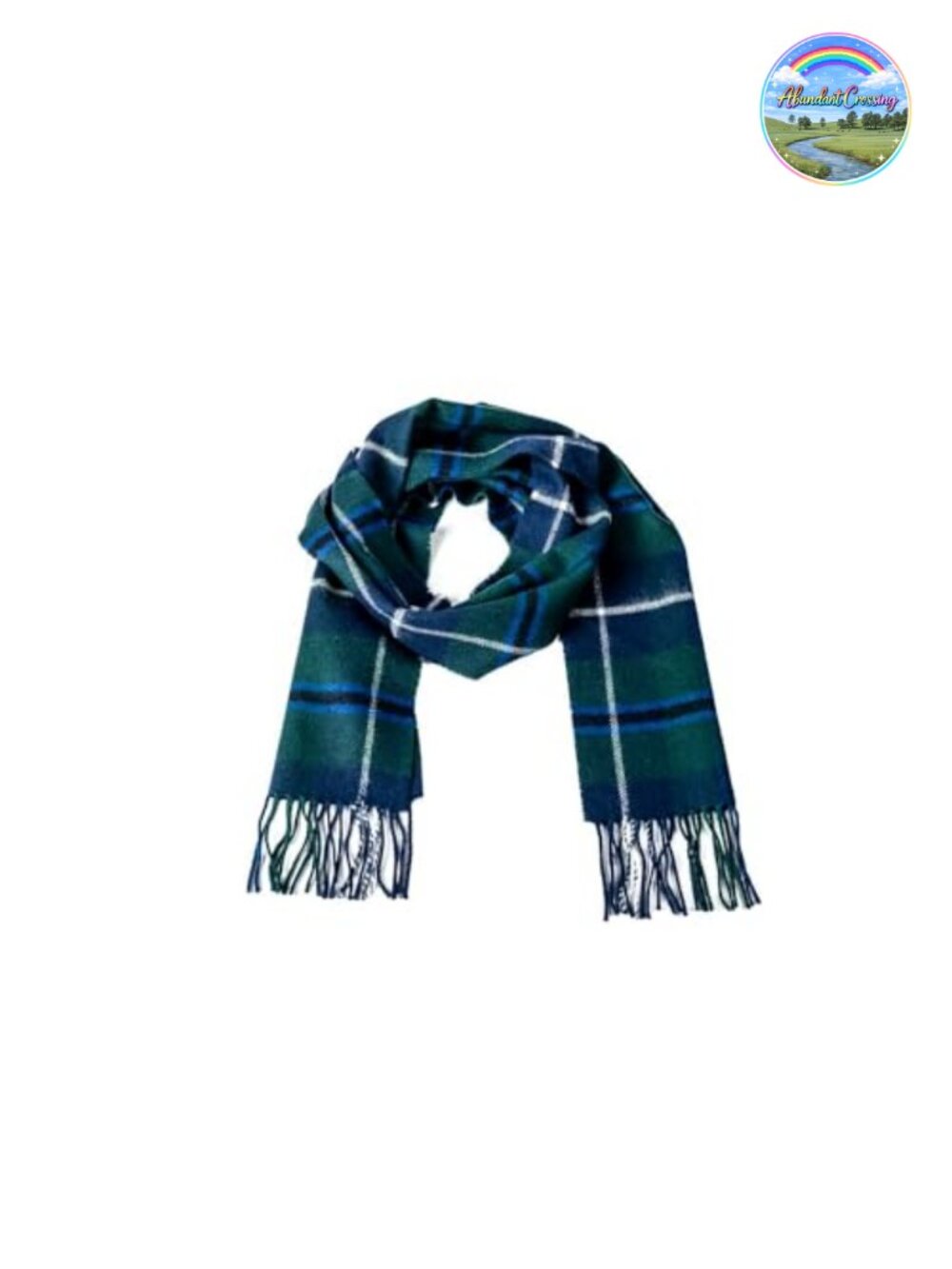 100% Lambswool Scottish Tartan Plaid Scarf Made in Scotland